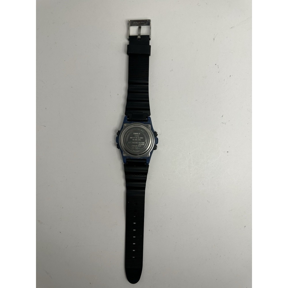 Timex Atlantis 100 Blue Case 745 New Battery 1996 D8 39MM 8" Rare Vintage F91 - Picture 8 of 13